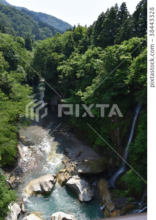 從鳥取峽谷擋泥板橋的風景 38443328