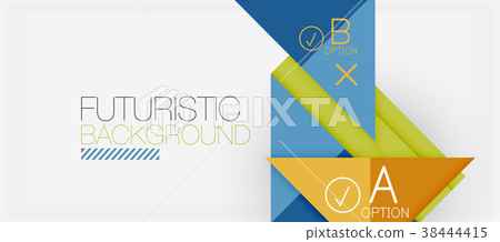 Minimalistic triangle modern banner design Minimalistic triangle modern banner design 38444415