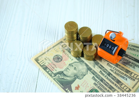 Tally counter or counting machine, coin and bank Tally counter or counting machine, coin and bank 38445236