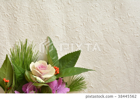 Thousand Fruits and Matsuba Washi Paper Background 38445562