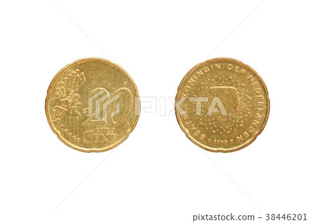 Twenty Euro cent coin On reverse of Queen Beatrix 38446201