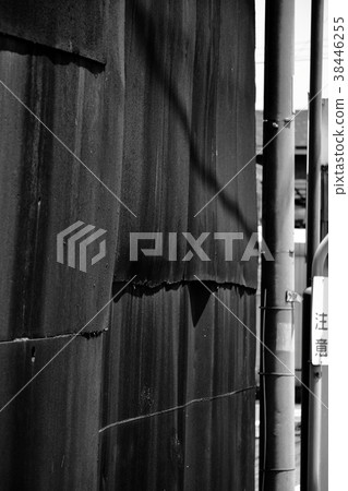 Exterior wall of factory Exterior wall of factory 38446255