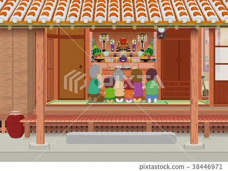 沖繩島的老盤子圖像 38446971