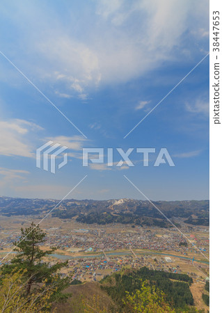 從Sakadoyama看的風景在春天 38447653