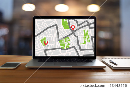 GPS Map to Route Destination network connection GPS Map to Route Destination network connection 38448356