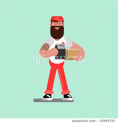 Delivery sketch boy 38448791