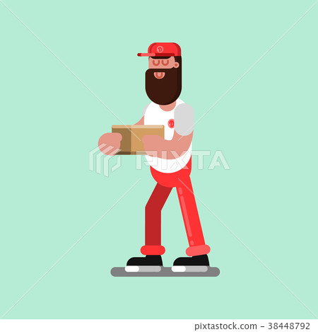 Delivery sketch boy 38448792