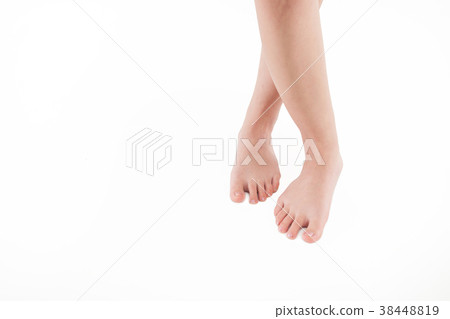 Young women's foot body parts bare feet Young women's foot body parts bare feet 38448819