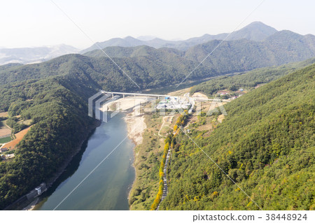 Paraglider, Danyang-gun, Chungbuk Paraglider, Danyang-gun, Chungbuk 38448924