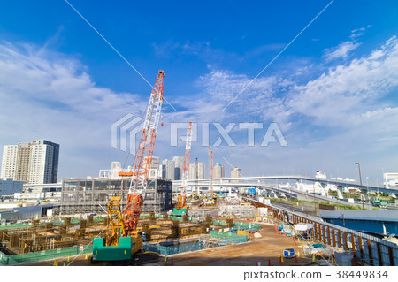 Large scale construction site Large scale construction site 38449834