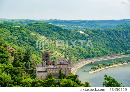 Katz Castle at Rhine Valley  38450539