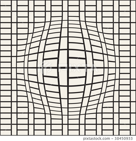 Halftone bloat effect optical illusion. Abstract 38450933