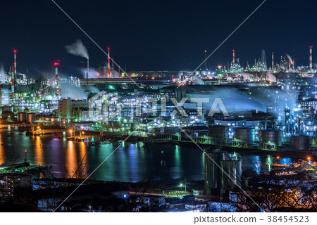 工廠夜景 38454523