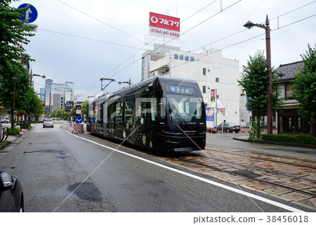 Tram "Centrum" of Toyama city ring line 38456018