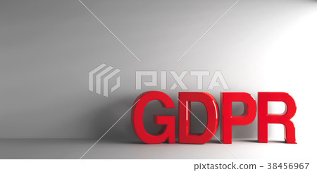 Red word GDPR Red word GDPR 38456967