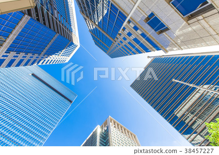 Scenery of office town Scenery of office town 38457227