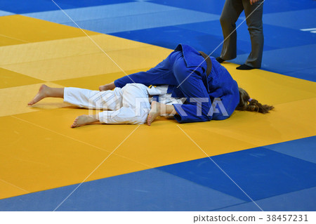 Girls compete in Judo Girls compete in Judo 38457231
