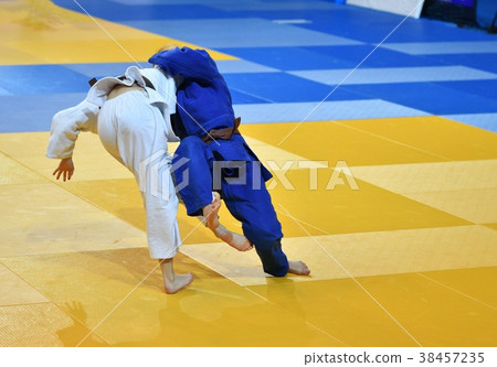 Girls compete in Judo Girls compete in Judo 38457235