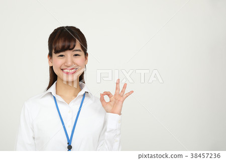 Businesswoman doing okay Businesswoman doing okay 38457236