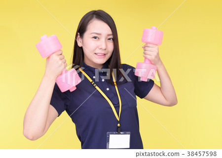Women exercising 38457598