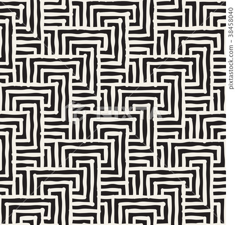 Seamless abstract hand drawn pattern. Vector - Stock Illustration ...