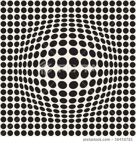 Halftone bloat effect optical illusion. Abstract Halftone bloat effect optical illusion. Abstract 38458781