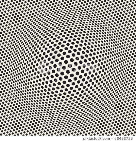 Halftone bloat effect optical illusion. Abstract Halftone bloat effect optical illusion. Abstract 38458782