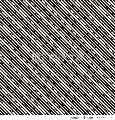 Vector seamless stripes pattern. Modern stylish 38458902