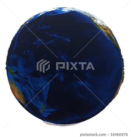 Earth globe isolated on white background - Stock Illustration [38460976 ...