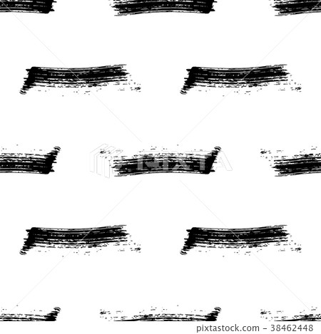 Hand drawn brush ink grunge black and white Hand drawn brush ink grunge black and white 38462448