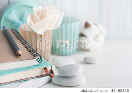 Mint notebook, meditation space 38462836