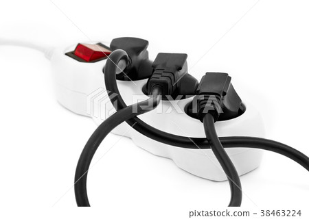 Electrical extension cord with wires 38463224