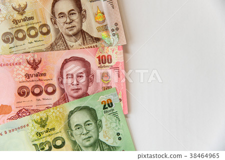 Thai Baht paper money 38464965