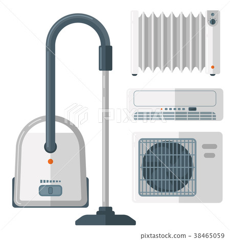 Home appliances vector domestic household Home appliances vector domestic household 38465059