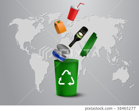 recycling bins illustration recycling bins illustration 38465277
