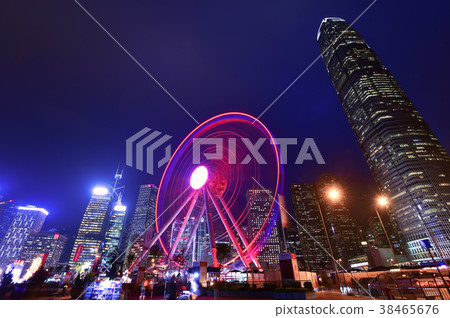 香港島,香港Matenwa夜視圖 香港島,香港Matenwa夜視圖 38465676