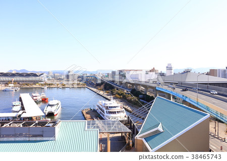 Hakata Port / Bayside (Funny, Blue Sky) Fukuoka City, Fukuoka Prefecture 38465743