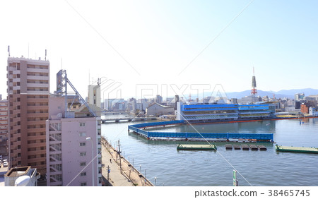Hakata Port / Bayside (Funny, Blue Sky) Fukuoka City, Fukuoka Prefecture 38465745