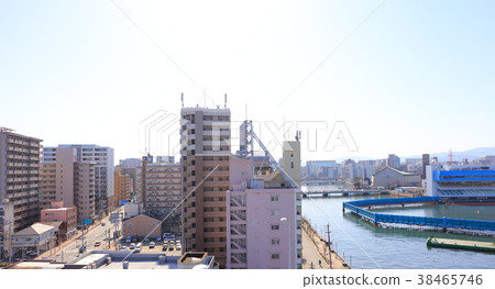 Hakata Port / Bayside (Funny, Blue Sky) Fukuoka City, Fukuoka Prefecture 38465746
