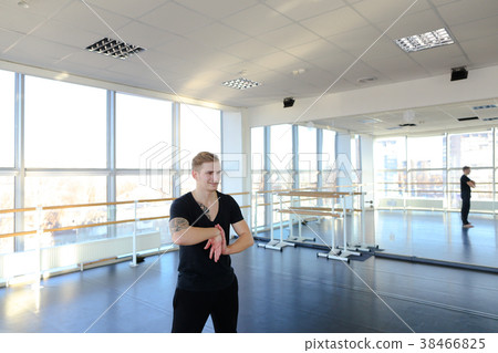 Sport dancer shooting video about training for Sport dancer shooting video about training for 38466825