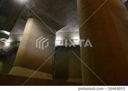 東京都市區(埼玉縣春日部市)的周邊的“調節水箱” 東京都市區(埼玉縣春日部市)的周邊的“調節水箱” 38469053