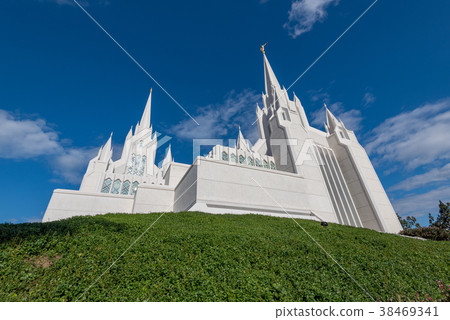 白色教會在聖地亞哥,美國 白色教會在聖地亞哥,美國 38469341