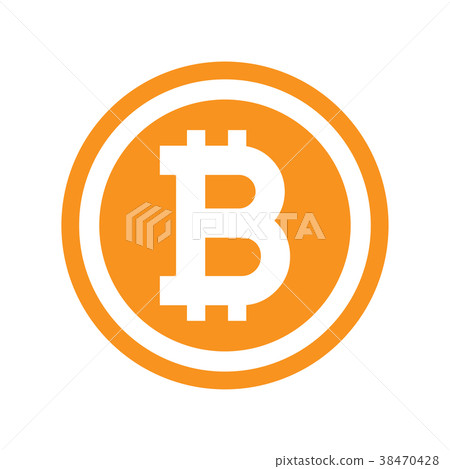 Bitcoin symbol in flat design. Bitcoin symbol in flat design. 38470428