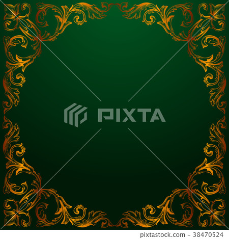 Vector baroque of vintage elements for design. Vector baroque of vintage elements for design. 38470524