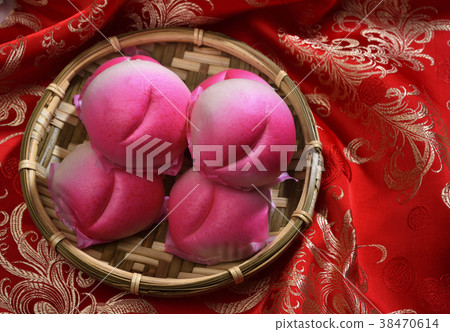 壽桃,生日,祝壽,傳統甜食,甜食,春節,年貨,中國年節 38470614
