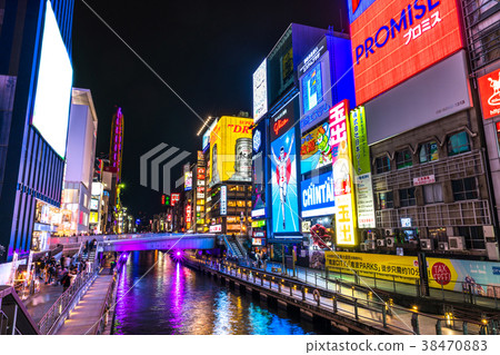 "Osaka prefecture" Dotonbori / entertainment district 38470883