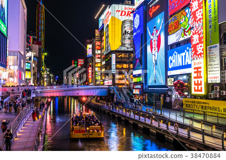 "Osaka prefecture" Dotonbori / entertainment district 38470884
