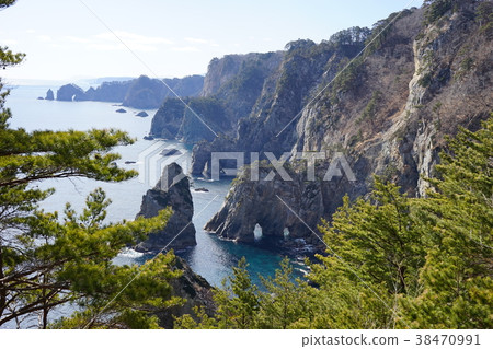 Sanriku Travel Kitayamazaki in winter 38470991