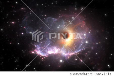 Black hole in the nebula Black hole in the nebula 38471413