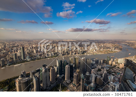 中國上海市白天 38471761